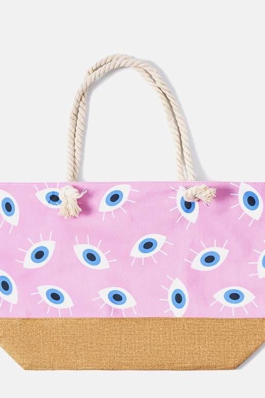 Rosa Strandtasche „Elsina“