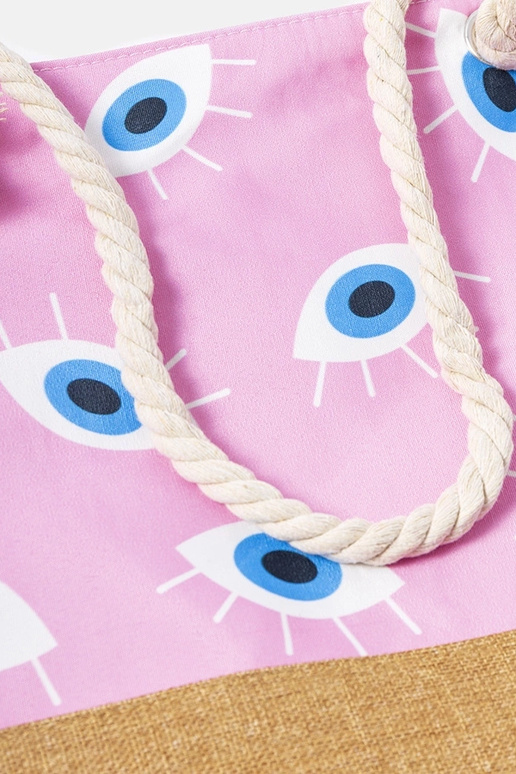 Rosa Strandtasche „Elsina“