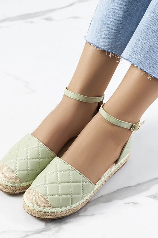 Grüne Espadrilles „Faiza“ Grüne Espadrilles „Faiza“