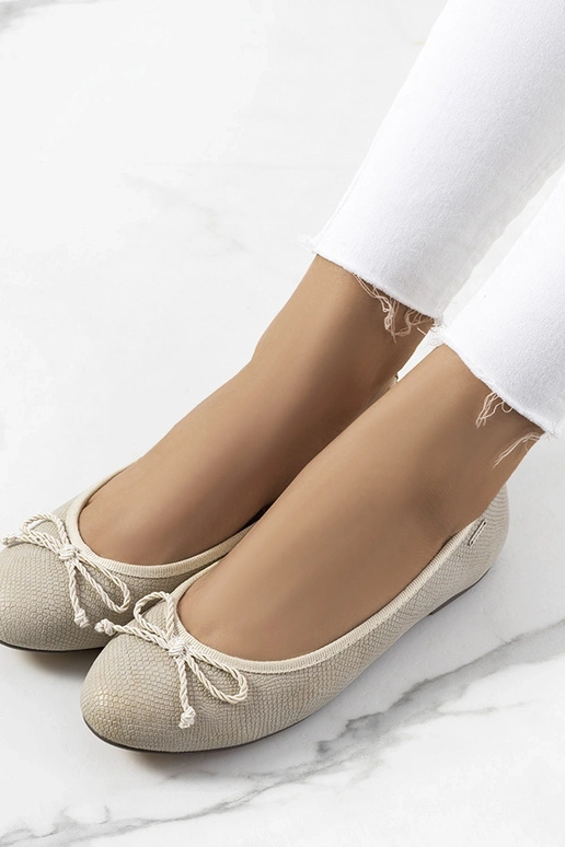 Beige Ballerinas für Damen Villers