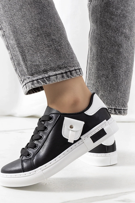 Schwarze Damen-Sportschuhe, „Frame"