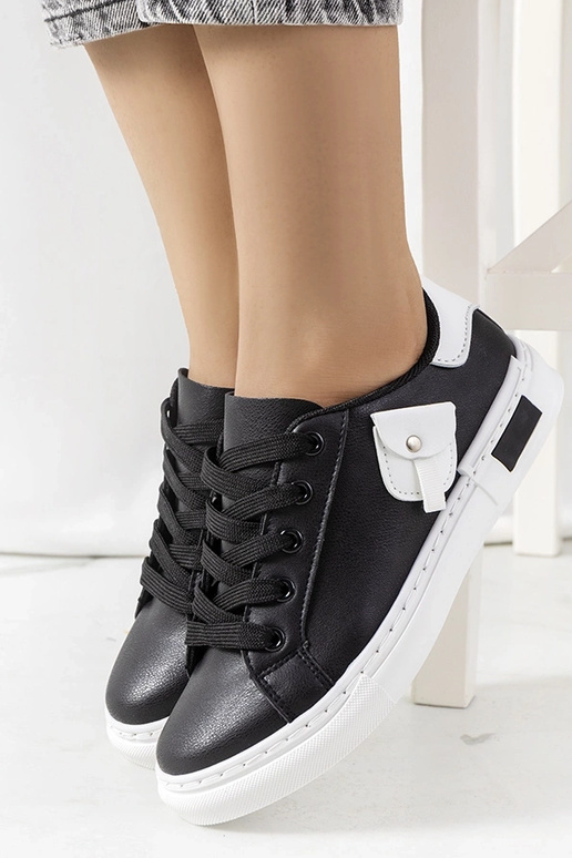 Schwarze Damen-Sportschuhe, „Frame"