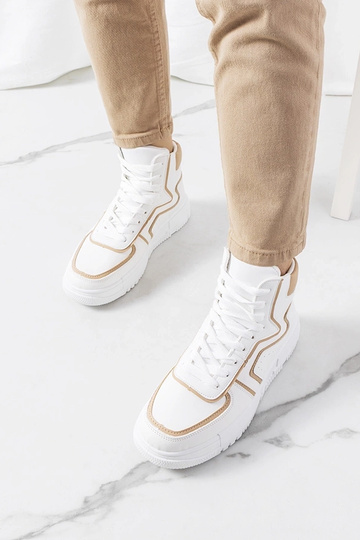 Weiße High-Top-Sneakers... 2