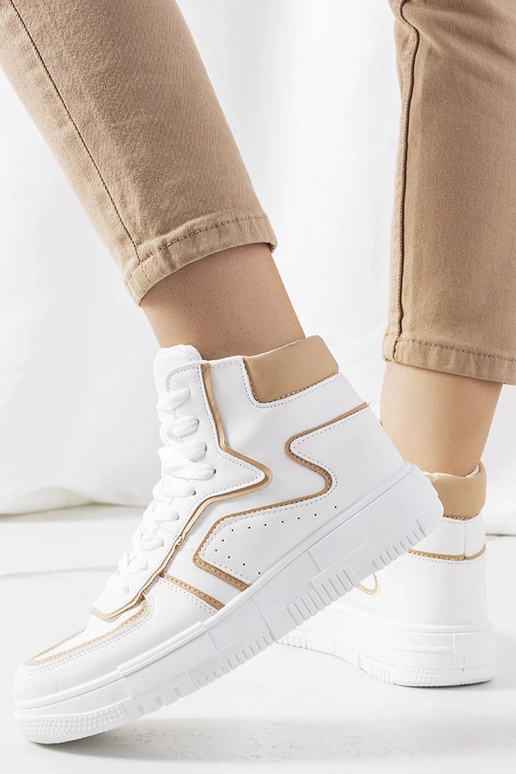 Weiße High-Top-Sneakers „Roseda“ Weiße High-Top-Sneakers „Roseda“