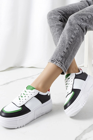 Schwarze Mandib Damen-Sneaker 2
