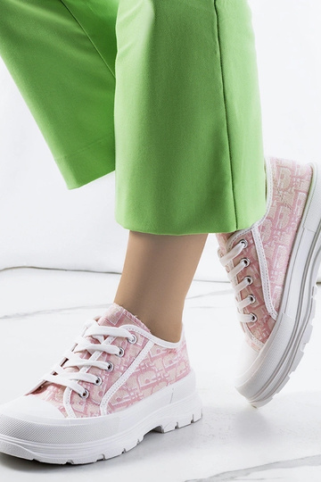 Rosa Plateau-Sneakers „Valida“