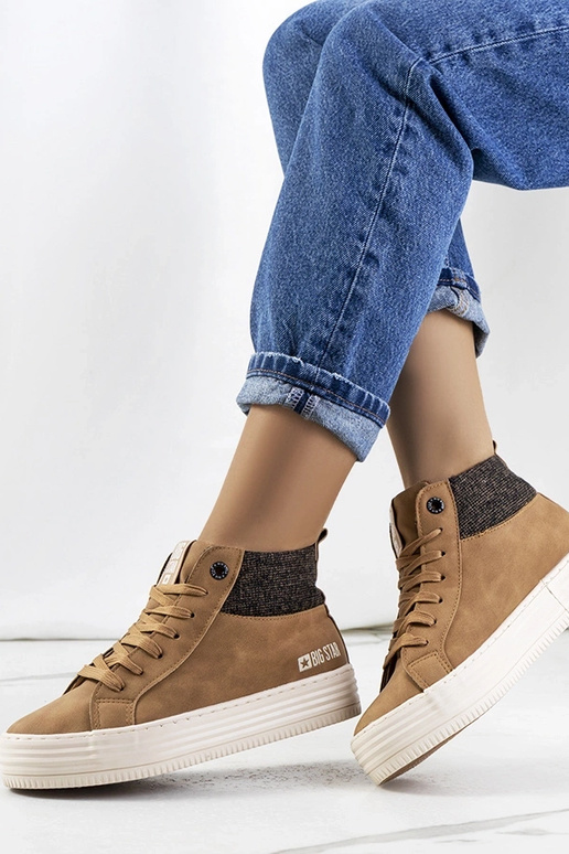 Braune Winterstiefel, „BIG STAR...