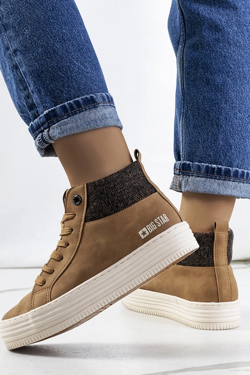 Braune Winterstiefel, „BIG STAR...