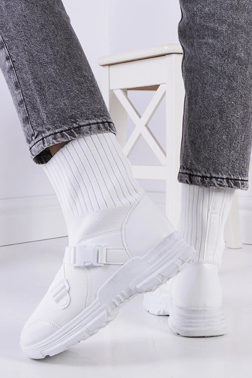 Weiße Saker-Sneaker Weiße Saker-Sneaker