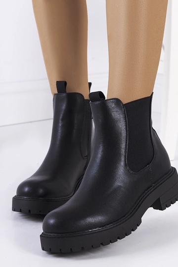 Schwarze Stiefeletten aus...