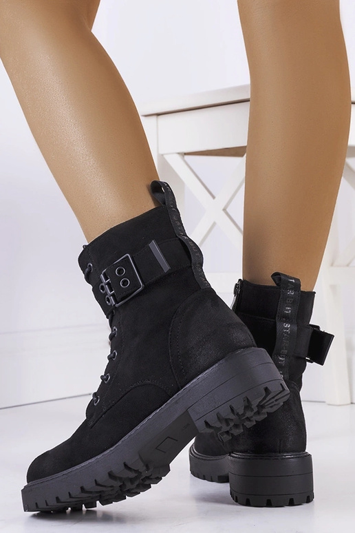 Schwarze Tarrin Schnürstiefeletten... Schwarze Tarrin Schnürstiefeletten...