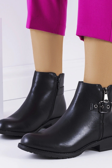 Schwarze klassische Manila Stiefeletten 2