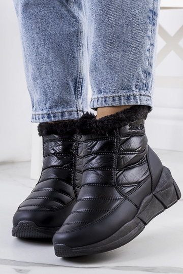 Schwarze isolierte Schneestiefel „Lago“ 2