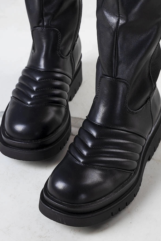 Schwarze Calliope-Stiefel