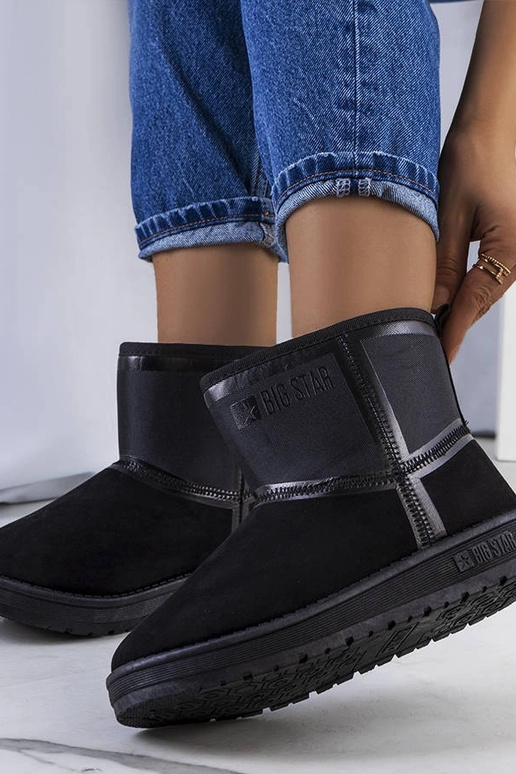 Schwarze Damen-Schneestiefel...