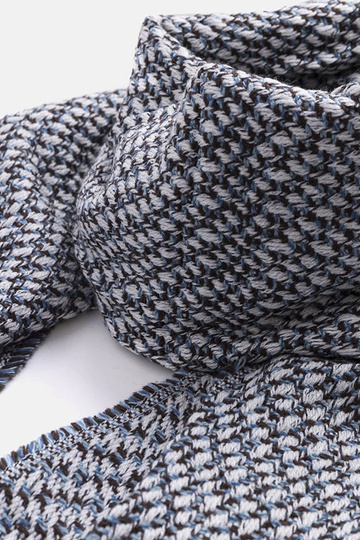 Blau-weißer Schal, „Aria" 2