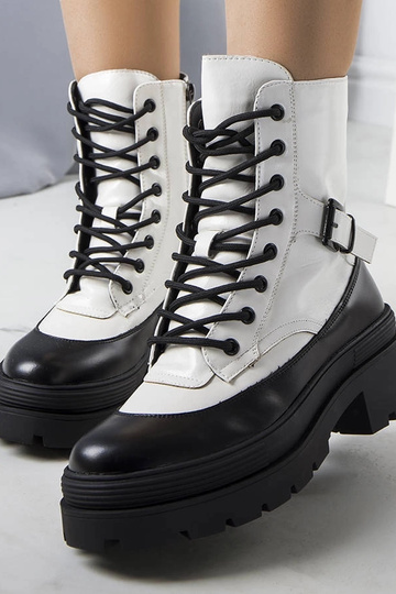 Weiße Norra-Stiefel