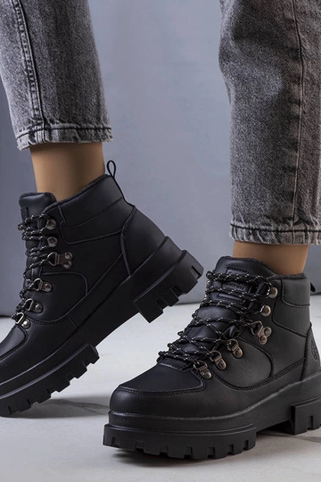 Schwarze Winter-Wanderschuhe, „LCJ-22-31-1435L Lee Cooper" 2