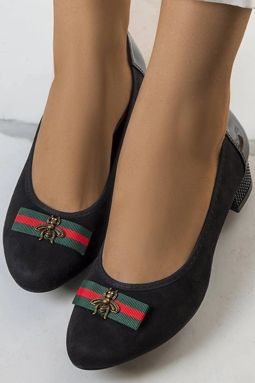 Schwarze Manelia-Pumps Schwarze Manelia-Pumps