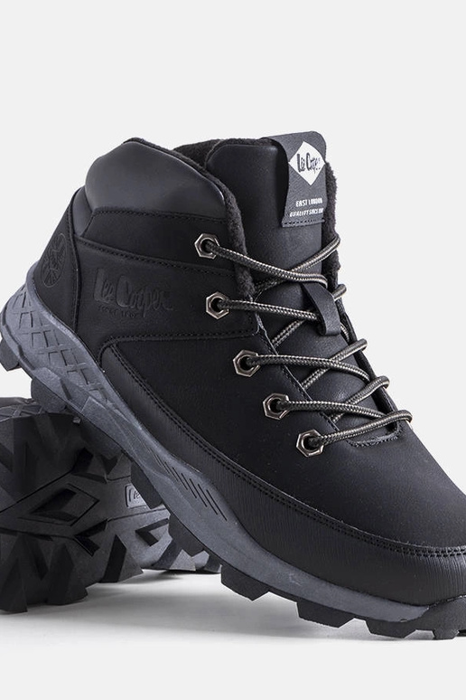 Schwarze Winter-Wanderschuhe,...