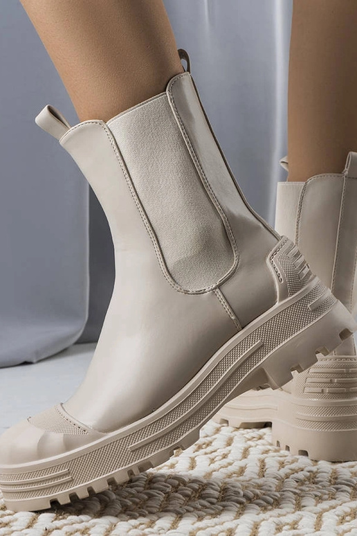 Beige Crispo Damenstiefeletten Beige Crispo Damenstiefeletten