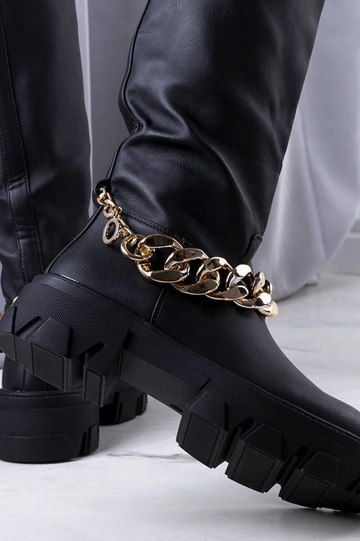 Schwarze isolierte Cumia-Stiefel