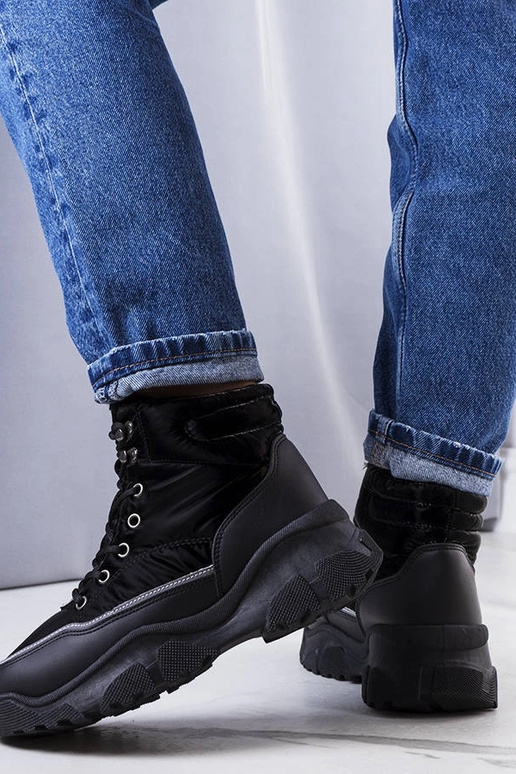 Schwarze isolierte Rimu-Stiefel