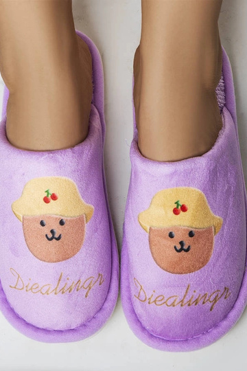 Diealings – Weiche Hausschuhe, Violett 2