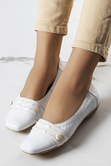 Weiße Ballerinas Lioma 2
