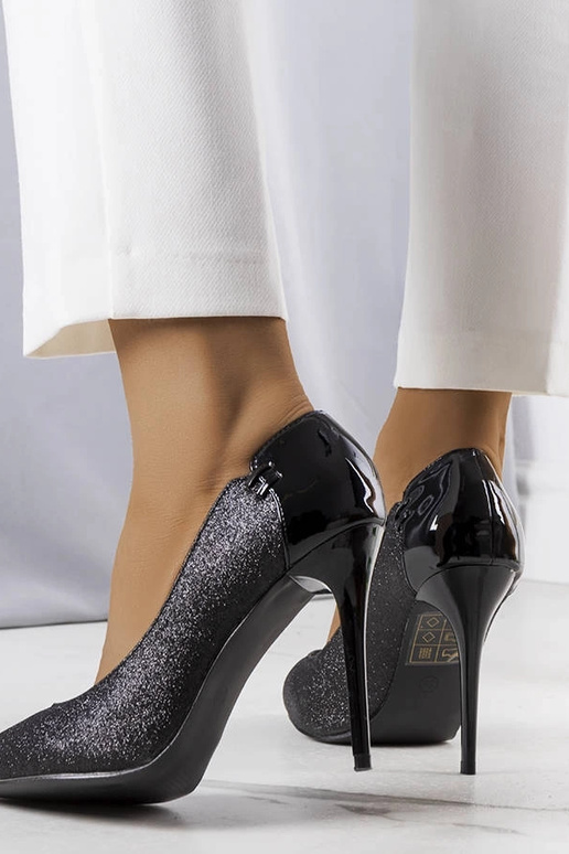 Schwarze Glitzerpumps Naina Schwarze Glitzerpumps Naina