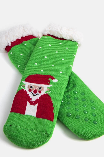 Grüne Winterstrümpfe mit... 2