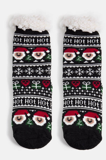 Schwarze isolierte Socken...