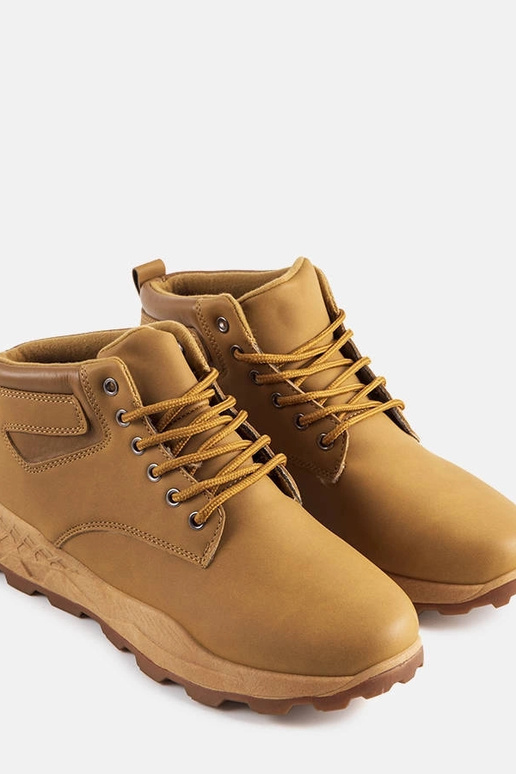 Braune isolierte Stiefel Tristen Braune isolierte Stiefel Tristen