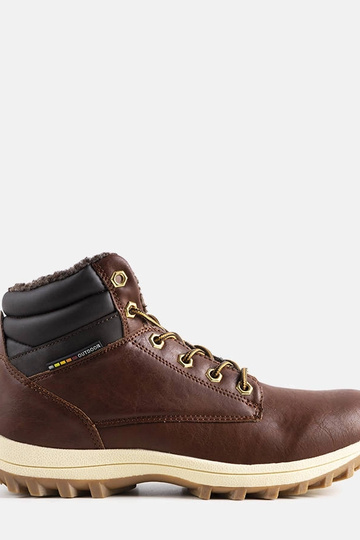 Braune Winter-Wanderschuhe,...