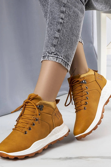Braune isolierte Adleri-Wanderstiefel für Damen 2