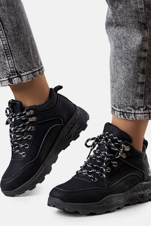 Schwarze isolierte Durani Damenstiefel