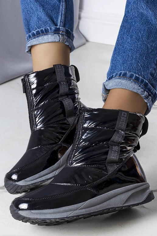 Schwarze Big Star Schneestiefel KK274392