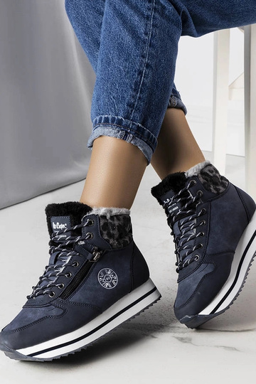 Dunkelblaue Stiefeletten,... 2