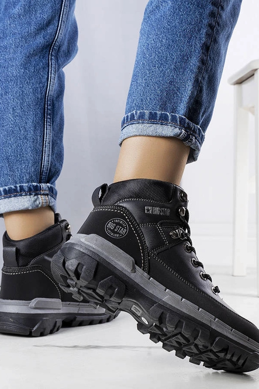 Schwarze Big Star Stiefel KK274222...