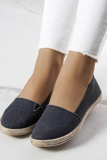 Schwarze Amiral Espadrilles...