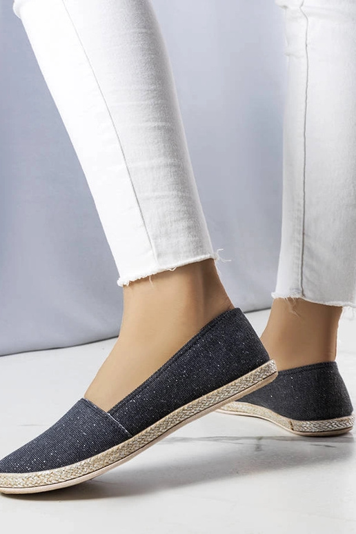Schwarze Amiral Espadrilles für Damen Schwarze Amiral Espadrilles für Damen