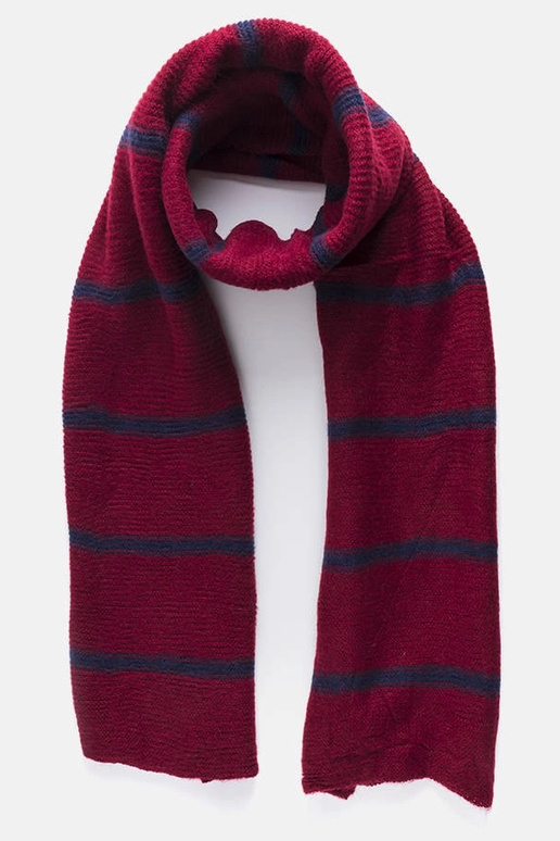 Burgunderfarbener Schal mit... Burgunderfarbener Schal mit...