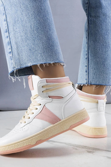 Rosa High-Top-Sneakers Robin