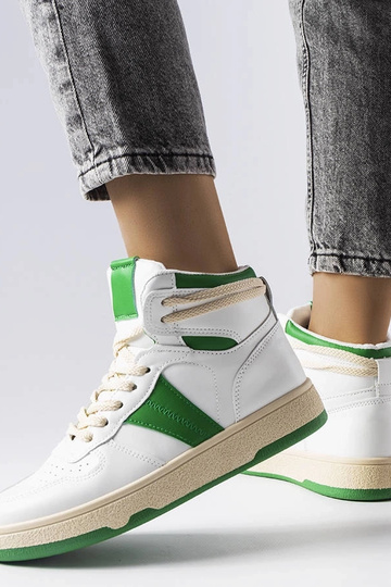 Grüne High-Top-Sneakers... 2