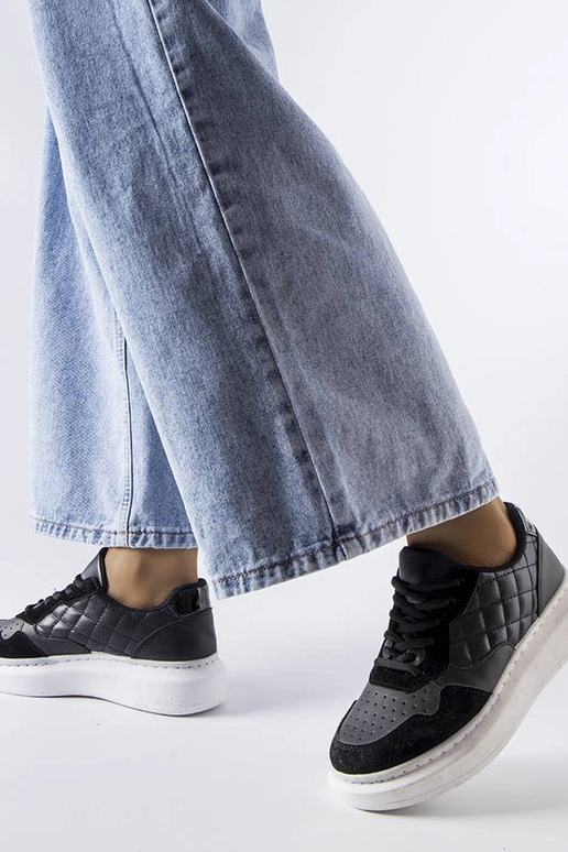 Schwarze Latoya Damen-Sneaker Schwarze Latoya Damen-Sneaker