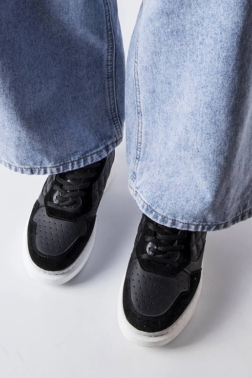 Schwarze Latoya Damen-Sneaker Schwarze Latoya Damen-Sneaker