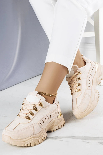 Beige Sportschuhe, „Mindy" 2