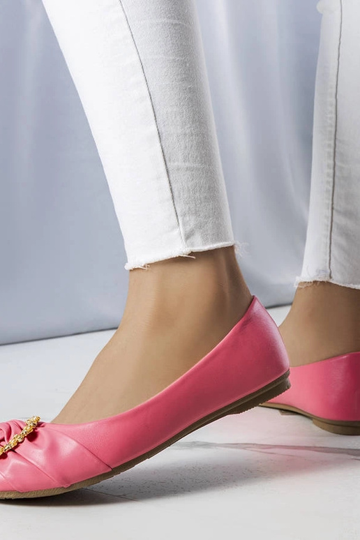 Rosa Ballerinas mit Goldverzierung... Rosa Ballerinas mit Goldverzierung...