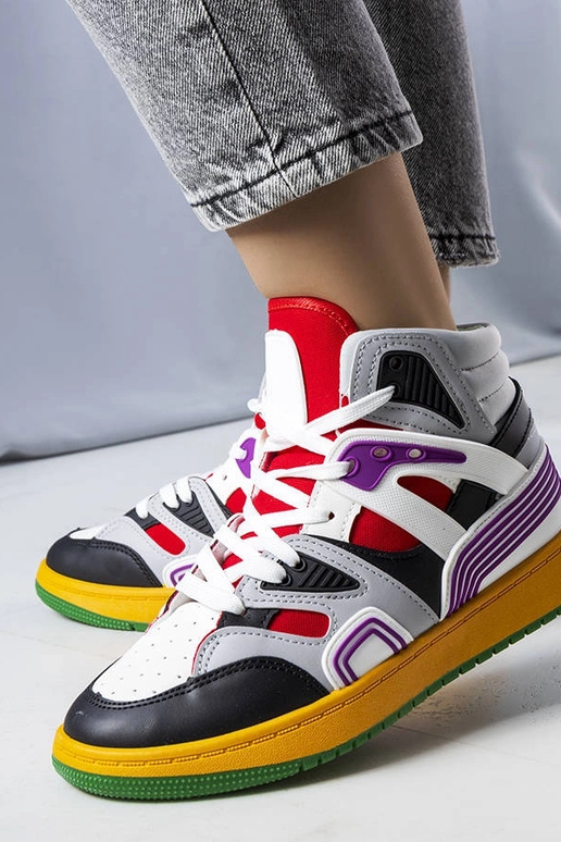 Schwarze hohe Marjorie-Sneakers Schwarze hohe Marjorie-Sneakers