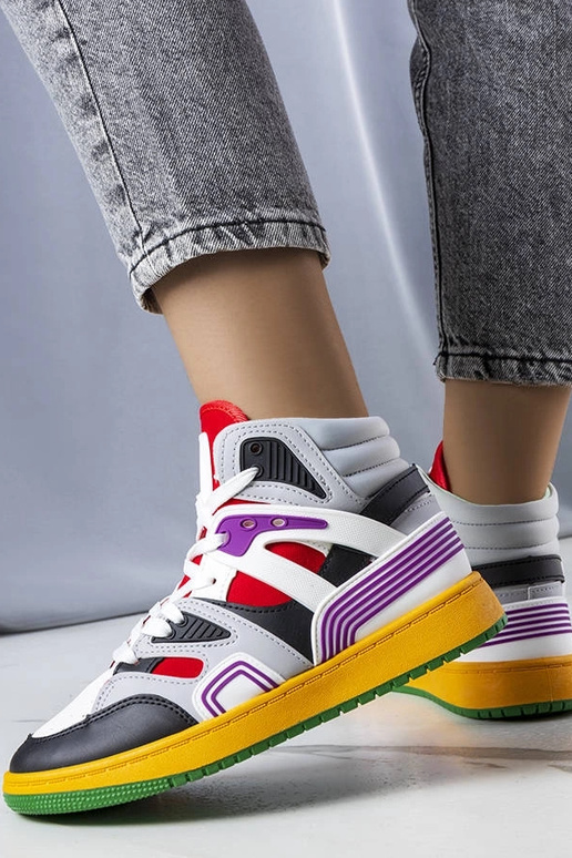 Schwarze hohe Marjorie-Sneakers Schwarze hohe Marjorie-Sneakers